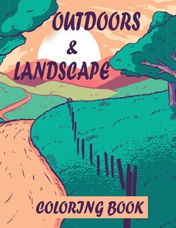 Front cover_Outdoors & Landscape Coloring Book