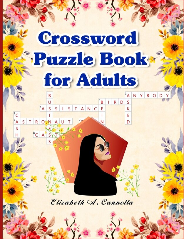 Front cover_Crossword Puzzle Book for Adults