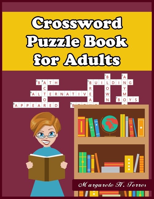 Crossword Puzzle Book for Adults: 101 Large Print Crossword Puzzle Book