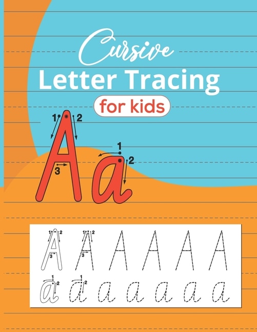 Front cover_Cursive Letter Tracing For Kids