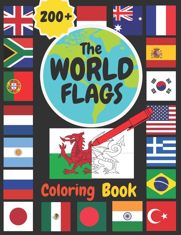 Front cover_The World Flags Coloring Book