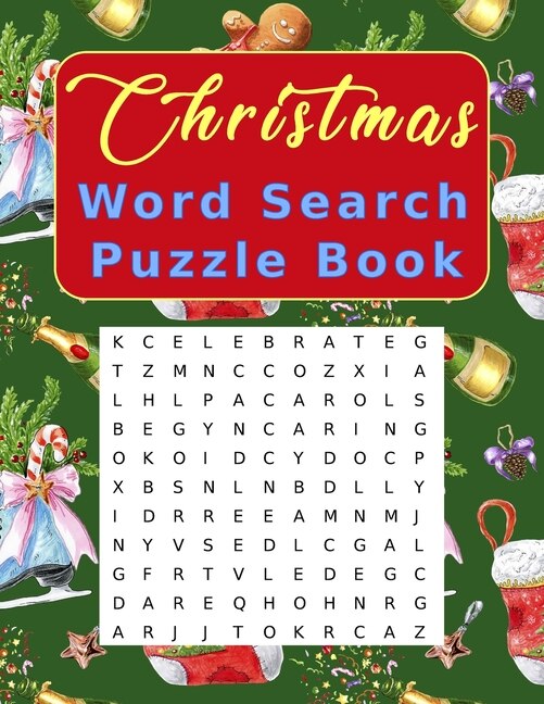 Christmas Word Search Puzzle Book: Large Print Crossword Puzzles for