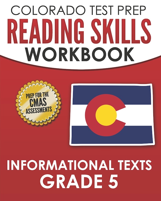 Couverture_COLORADO TEST PREP Reading Skills Workbook Informational Texts Grade 5