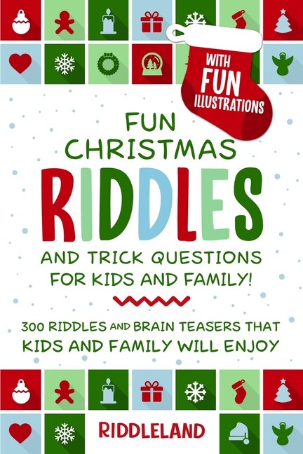 Front cover_Fun Christmas Riddles and Trick Questions for Kids and Family