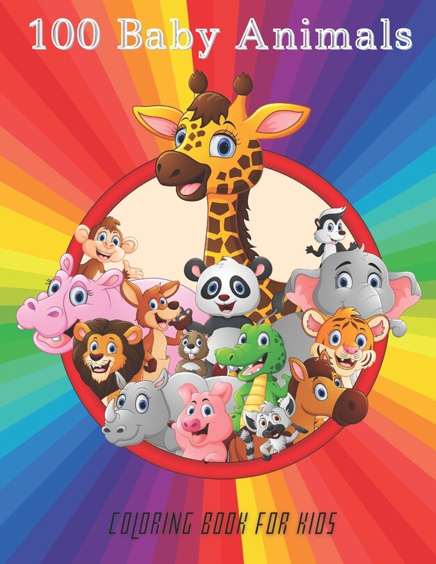 Couverture_100 Baby Animals - COLORING BOOK FOR KIDS