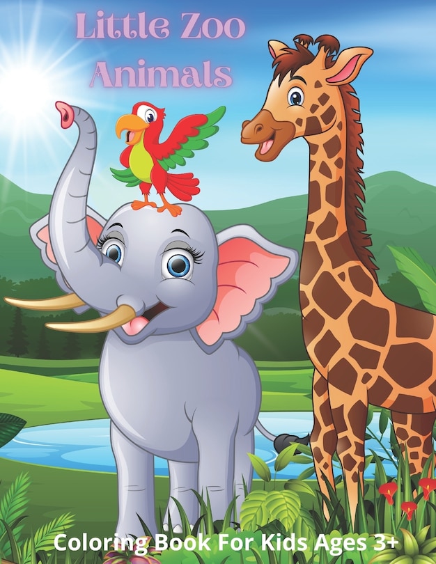 Couverture_Little Zoo Animals - Coloring Book For Kids Ages 3+