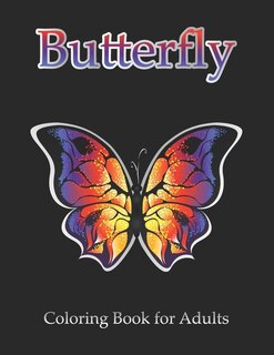 Front cover_Butterfly Coloring Book for Adults
