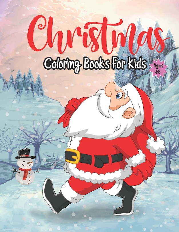 Couverture_Christmas Coloring Books for kids ages 4-8