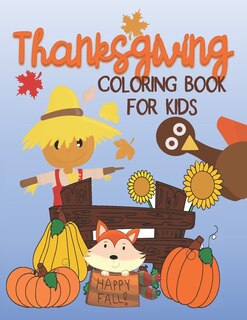 Front cover_Thanksgiving Coloring Book for Kids