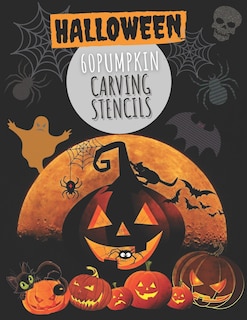 Front cover_60 Pumpkin Carving Stencils