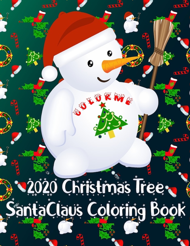 Couverture_ColorMe 2020 Christmas Tree SantaClaus Coloring Book