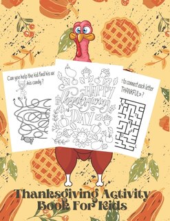 Front cover_Thanksgiving Activity Book For Kids
