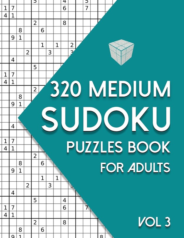 Sudoku Puzzle Book for Adults: 320 Medium Sudoku Puzzles - Vol. 3