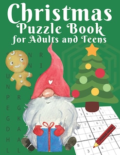 Couverture_Christmas Puzzle Book for Adults and Teens