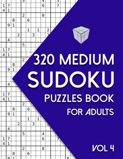 Sudoku Puzzle Book for Adults: 320 Medium Sudoku Puzzles - Vol. 4