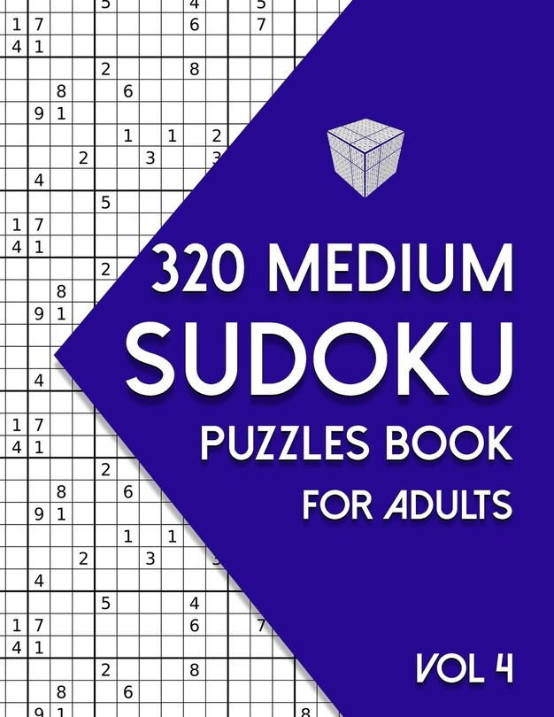 Sudoku Puzzle Book for Adults: 320 Medium Sudoku Puzzles - Vol. 4