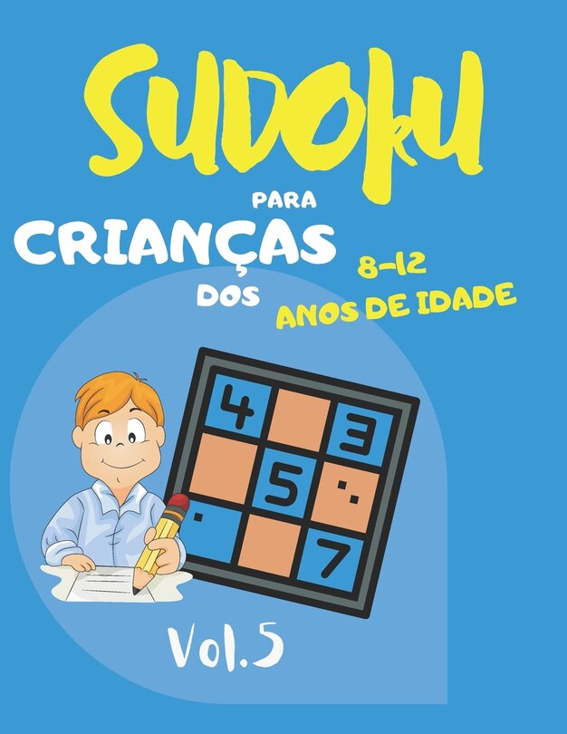 Couverture_Sudoku para crianças dos 8 - 12 anos de idade