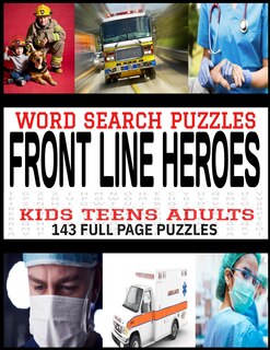 Front cover_Word Search Puzzles Front Line Heroes