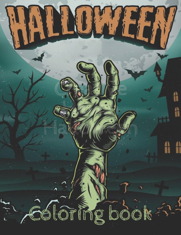 Front cover_Creative Haven Halloween Coloring Books