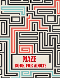Front cover_Maze Book For Adults