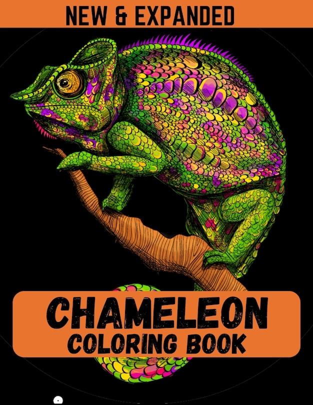 Front cover_Chameleon Coloring Book (New & Expanded)