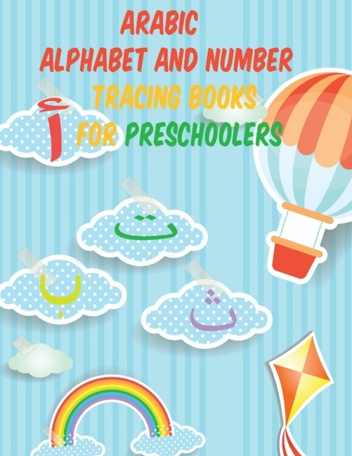 Front cover_Arabic Alphabet NUMBER TRACING for kids book
