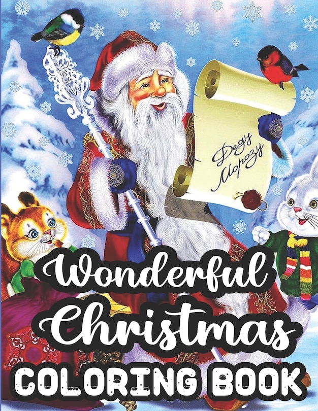 Couverture_Wonderful Christmas Coloring Book