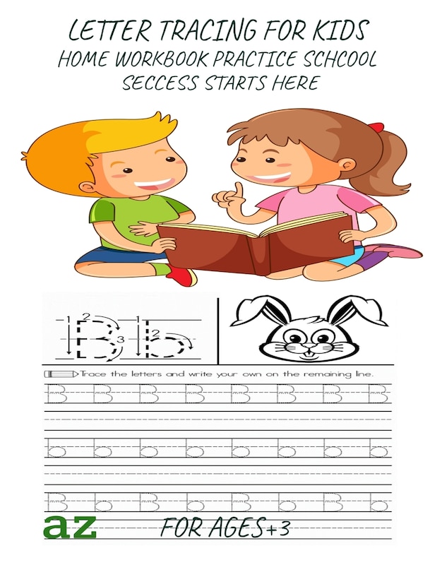 Front cover_lettres tracing for Kids