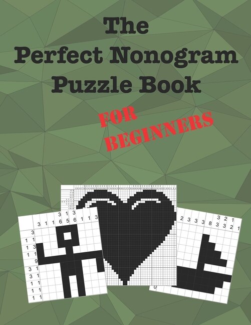 Front cover_The Perfect Nonogram Puzzle Book For Beginners