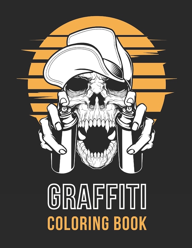 Front cover_Graffiti Coloring Book