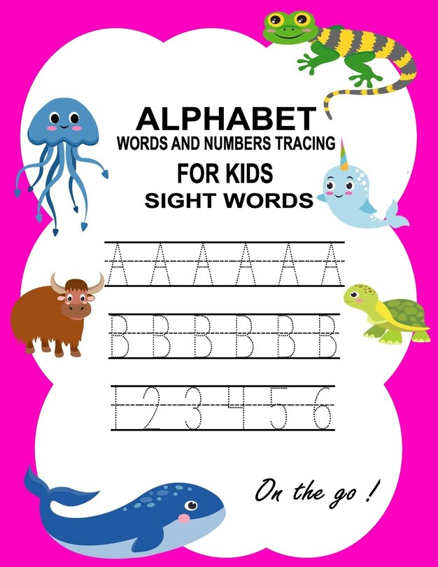 Couverture_Alphabet, Words and Numbers Tracing