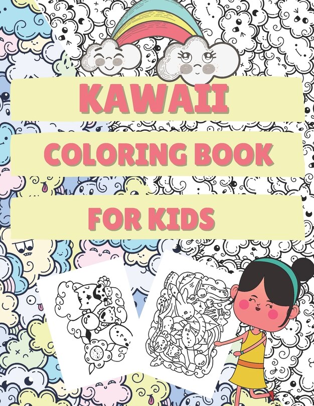 Front cover_Kawaii Coloring Book For Kids