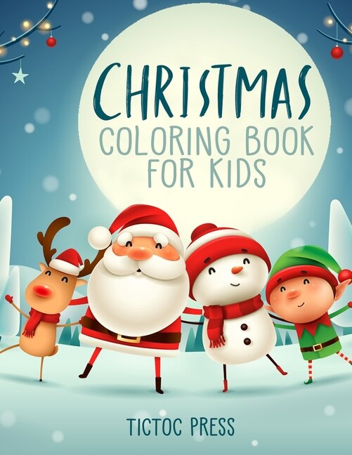 Front cover_Christmas Coloring Book for Kids