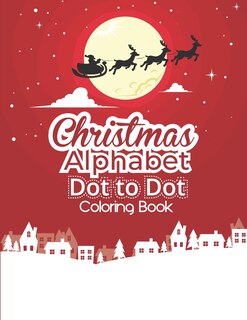 Front cover_Christmas Alphabet Dot to Dot Coloring Book