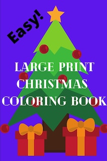 Front cover_Easy Large Print Christmas Coloring Book