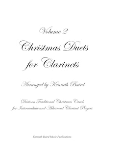Front cover_Christmas Duets for Clarinets - Volume 2