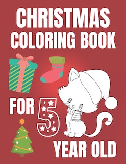 Couverture_Christmas Coloring Book For 5 Year Old