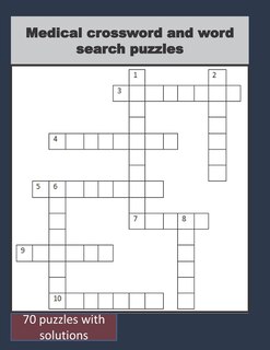 Front cover_Medical crossword and word search puzzles