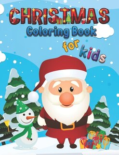 Front cover_Christmas Coloring Book For Kids