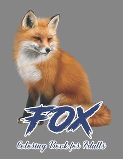 Front cover_Fox Coloring Book for Adults