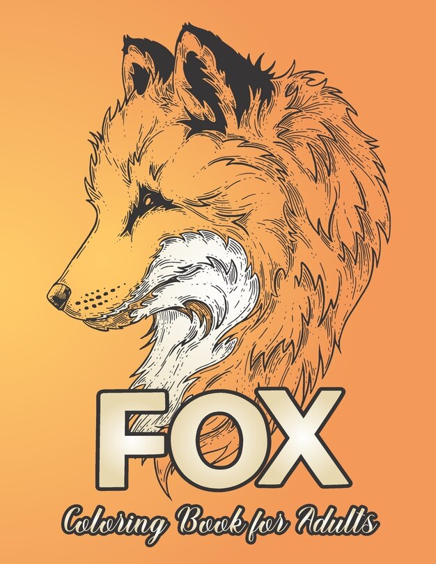 Couverture_Fox Coloring Book for Adults