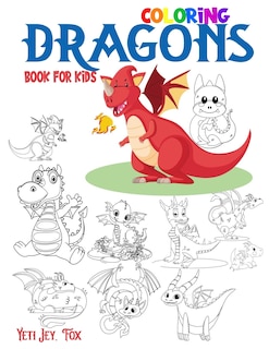 Front cover_Dragons coloring book for kids