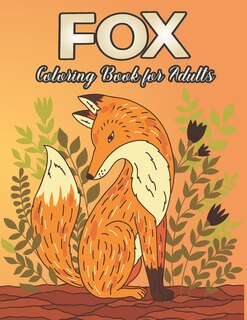 Front cover_Fox Coloring Book for Adults