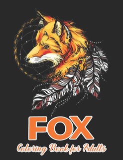 Front cover_Fox Coloring Book for Adults