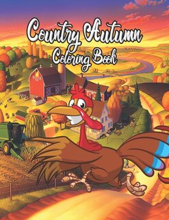 Front cover_Country Autumn Coloring Book