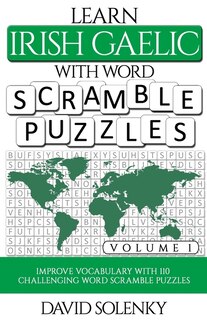 Couverture_Learn Irish Gaelic with Word Scramble Puzzles Volume 1