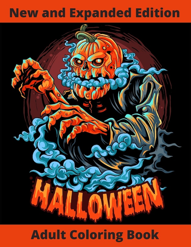 Couverture_Halloween Adult Coloring Book