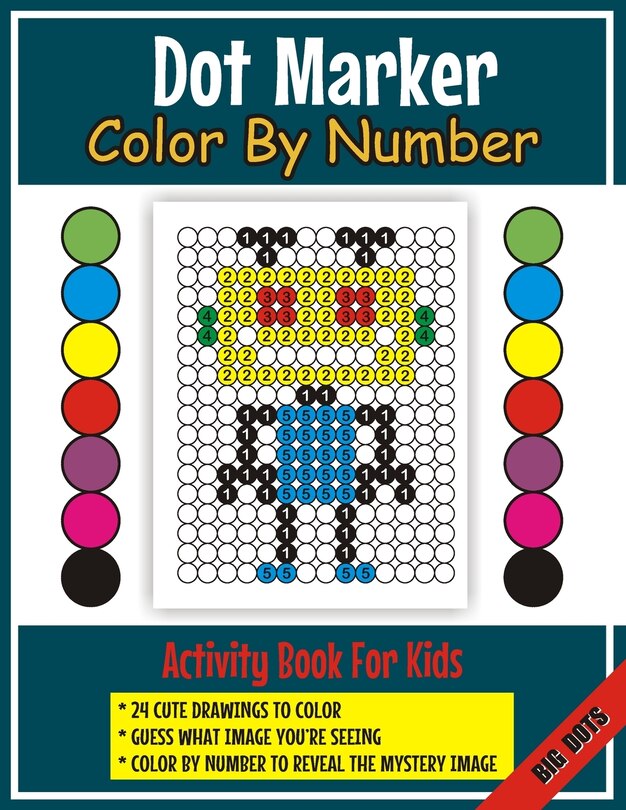 Couverture_Do Marker Color By Number Activity Book for Kids