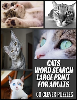 Front cover_Cats Word Search Large Print for Adults