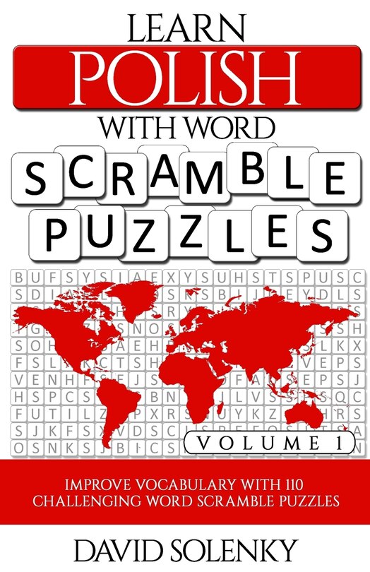 Couverture_Learn Polish with Word Scramble Puzzles Volume 1